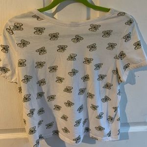 Patterned Crop Tee